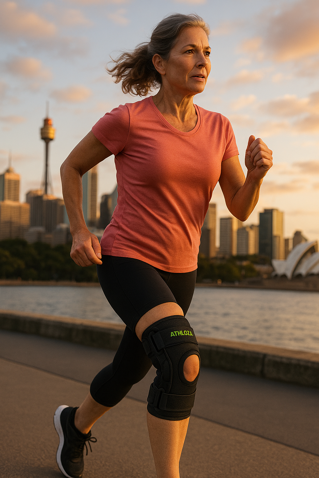 ATHLOZA Adjustable Knee Brace